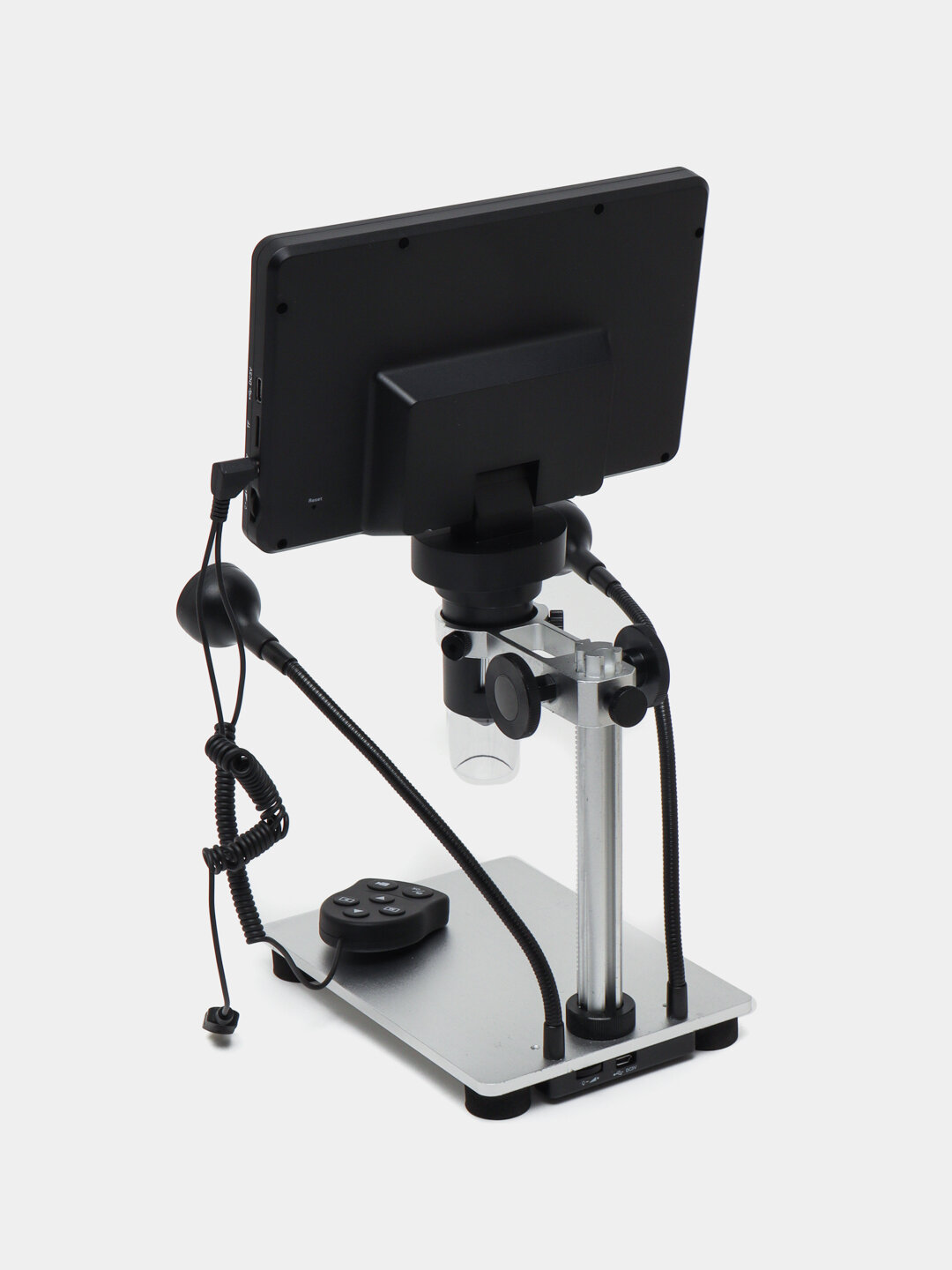 Цифровой микроскоп DM9, LCD-экран 7", портативность, LED-подсветка — фото 1