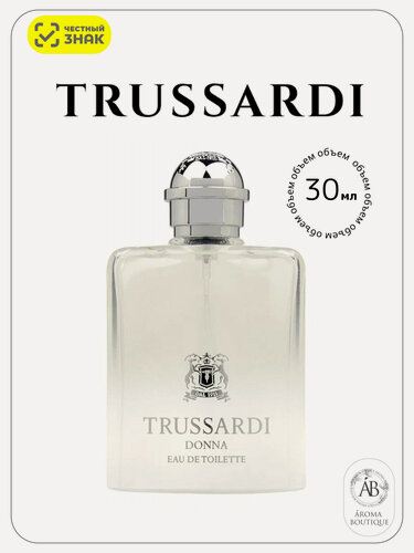 Изображение товара Туалетная вода для женщин Trussardi "Trussardi Donna", Eau De Toilette, 30 мл