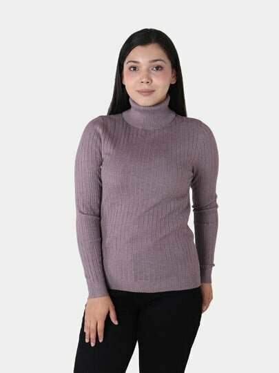 Водолазка , размер One Size, фуксия — фото 1