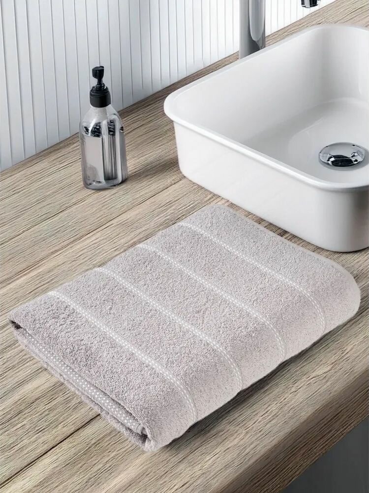 Полотенце METEOR TUROVA 90x150 серый — фото 1