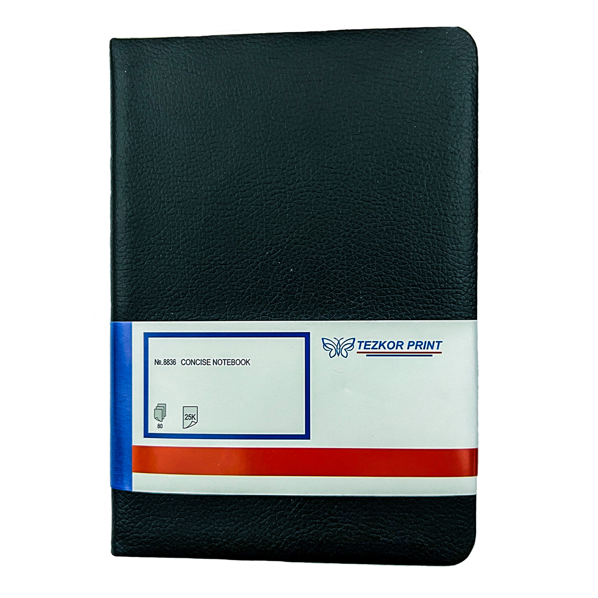 Блокнот "Отличный помощник", A6, дизайнерская бумага, 80 г/м2, на завязках, обложка из кожи