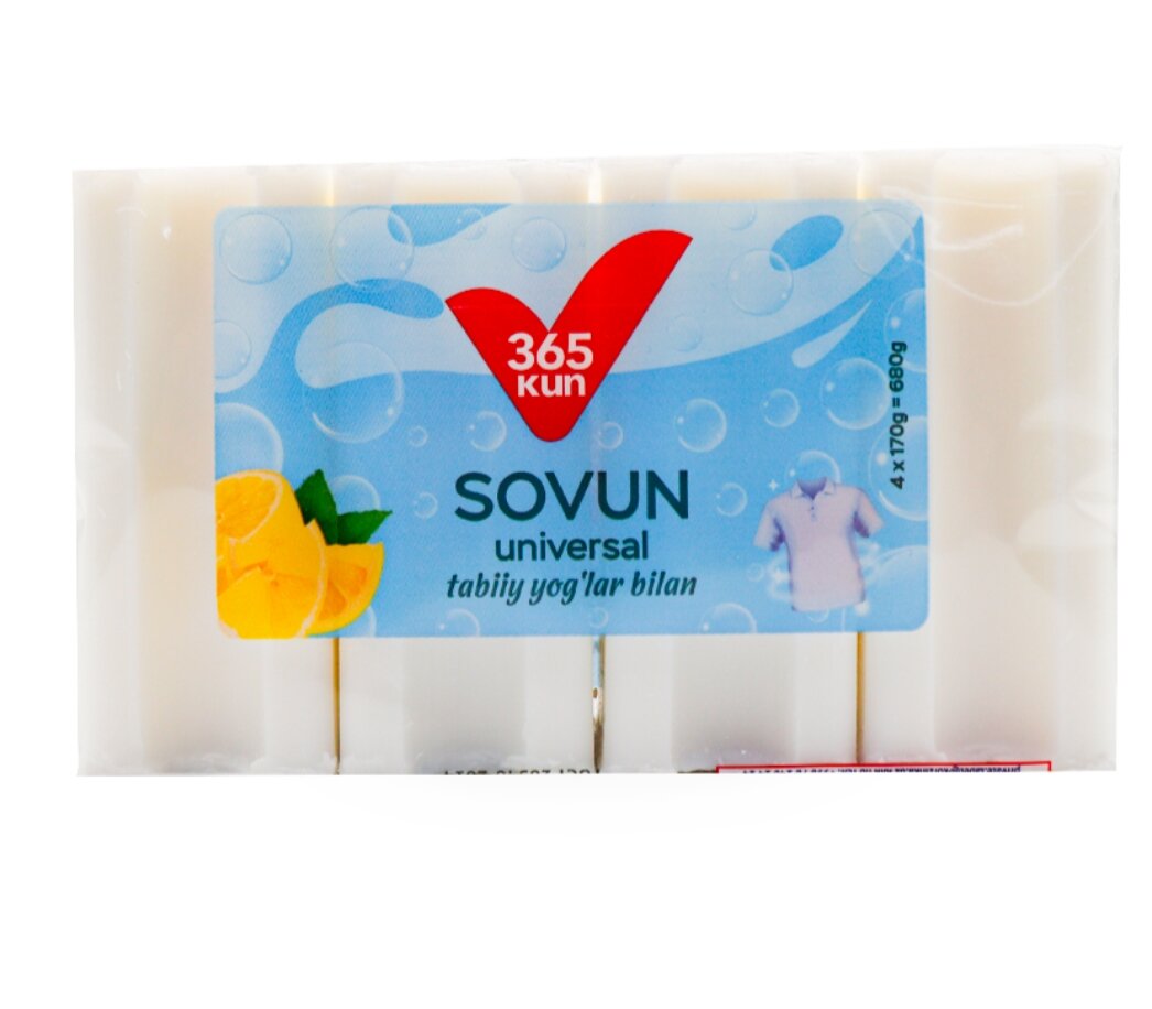 Мыло универсальное 365 KUN, 4×170 г