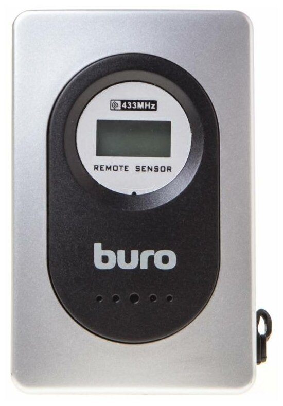 Термометр Buro H999EGT серебристыйчерный