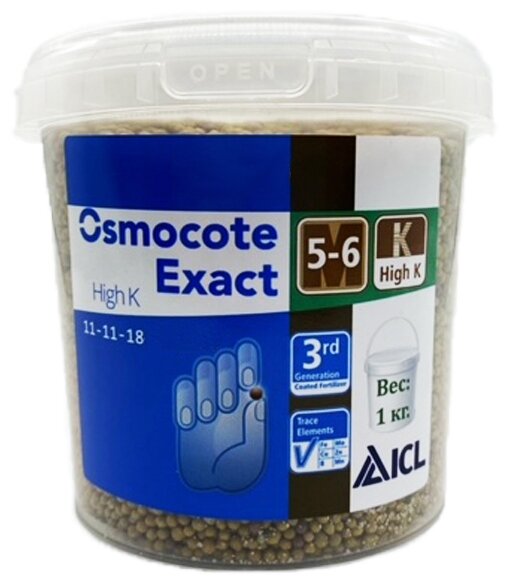 УД OSMOCOTE Exact High K 5-6 мес 1 кг (18) - фотография № 1