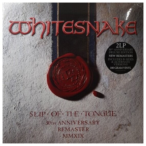 Виниловая пластинка Warner Music WHITESNAKE - Slip Of The Tongue (30Th Anniversary)