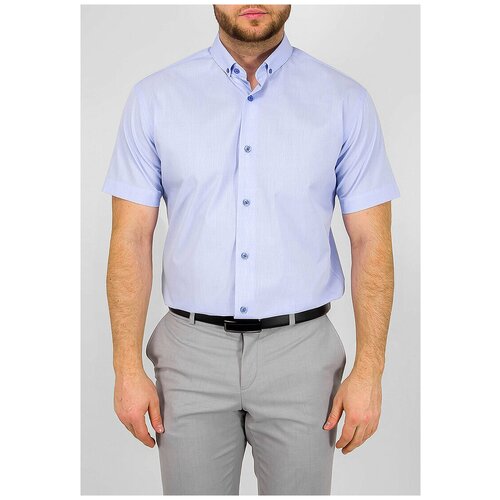фото Рубашка greg, размер 174-184/39, голубой