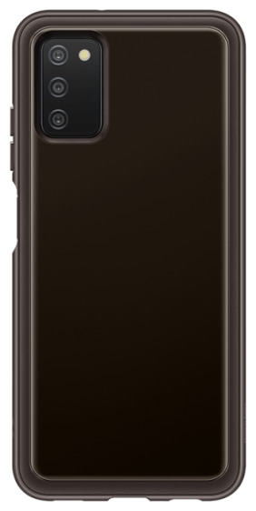Чехол Samsung для Galaxy A03s Soft Clear Cover, черный