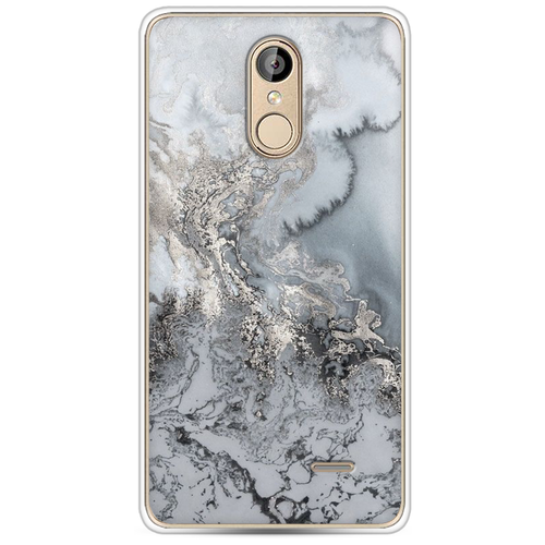 фото Силиконовый чехол морозная лавина серая на bq 5022 / бикью 5022 case place