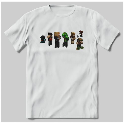 фото Футболка с принтом minecraft 37 размер - xl brut-shop