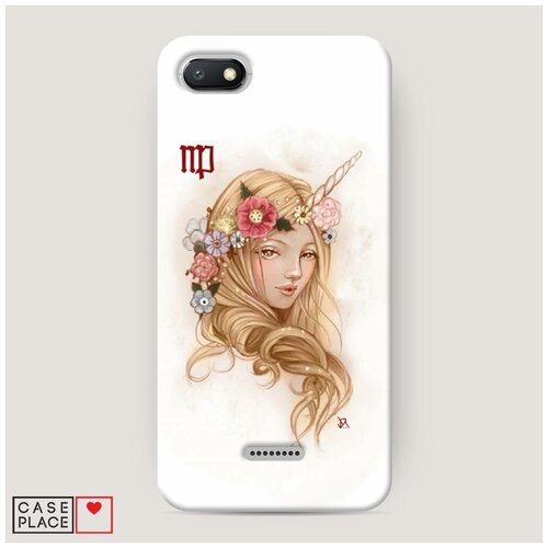 фото Чехол пластиковый xiaomi redmi 6a дева прическа case place