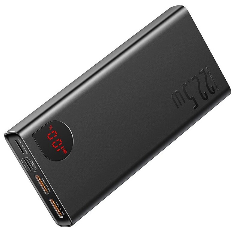 Портативный аккумулятор Baseus Adaman Metal Digital Display Quick Charge 20000mAh