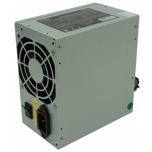 Блок питания 500W ExeGate Ab500, Atx, PC, 8cm fan, 24p+4p, 3*SATA, 2*IDE, FDD + кабель 220V в компле .