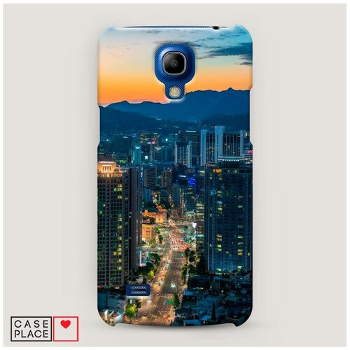 фото Чехол пластиковый samsung galaxy s4 mini вечерний сеул case place