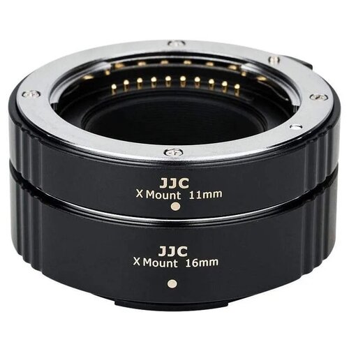 макрокольца jjc aet ses ii 10мм 16мм для sony e Кольца удлинительные JJC AET-FXS(II) 11mm, 16mm для Fujifilm X Mount (набор)