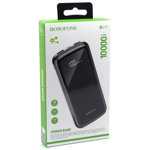 Внешний аккумулятор 10000 mAh BJ17 BOROFONE черный 121000₽