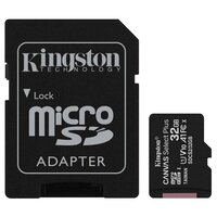 Kingston / Canvas Select Plus / Карта памятиMicro Class 10 UHS-I A1 32Gb