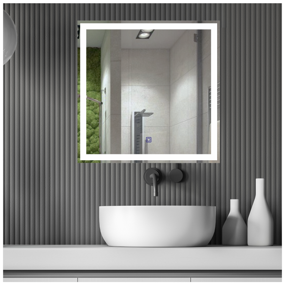 Мебель для ванной SANMARIA Зеркало атлас 80 (сенсор с диммером)