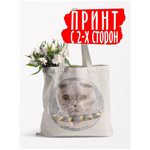 фото Сумка шоппер luminous, бежевый