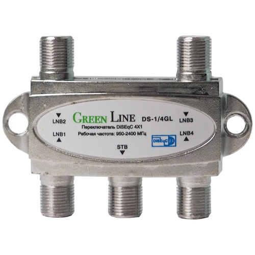 Переключатель DiSEqC 4x1 Green Line DS-1/4GL