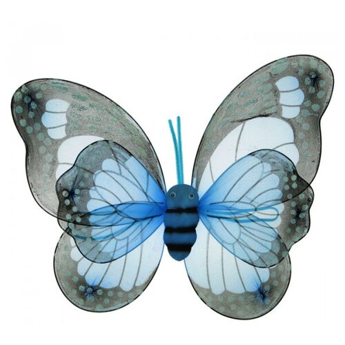 фото Карнавальные крылья "бабочка", цвет голубой happy pirate