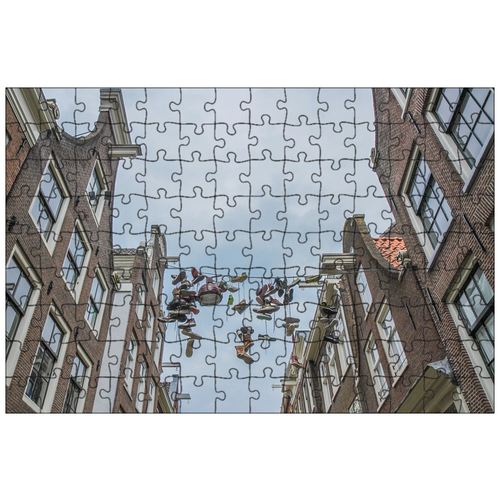 фото Магнитный пазл 27x18см."амстердам, туфли, сапоги" на холодильник lotsprints