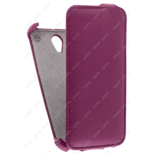 Кожаный чехол для Lenovo A3600D Armor Case (Фиолетовый) кожаный чехол для lenovo s8 armor case чёрный