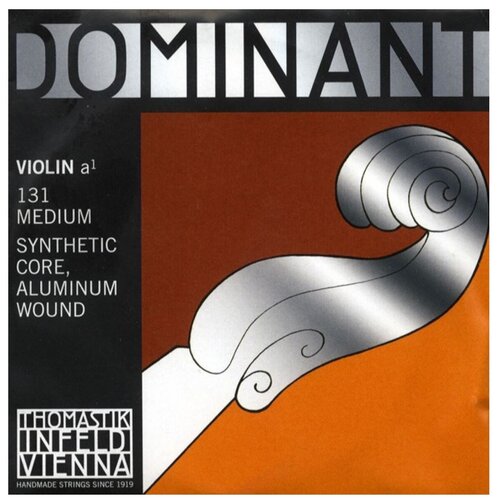 Набор струн Thomastik-Infeld 131 Dominant, 1 уп. комплект струн для скрипки thomastik 135b dominant размером 4 4 среднее натяжение