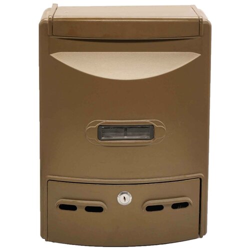 Почтовый ящик MASTER LOCK цвет: коричневое золото / почтовый ящик металлический/ почтовый ящик с замком/ ящик почтовый/ почтовый ящик с замком уличный ящик почтовый с замком сфера