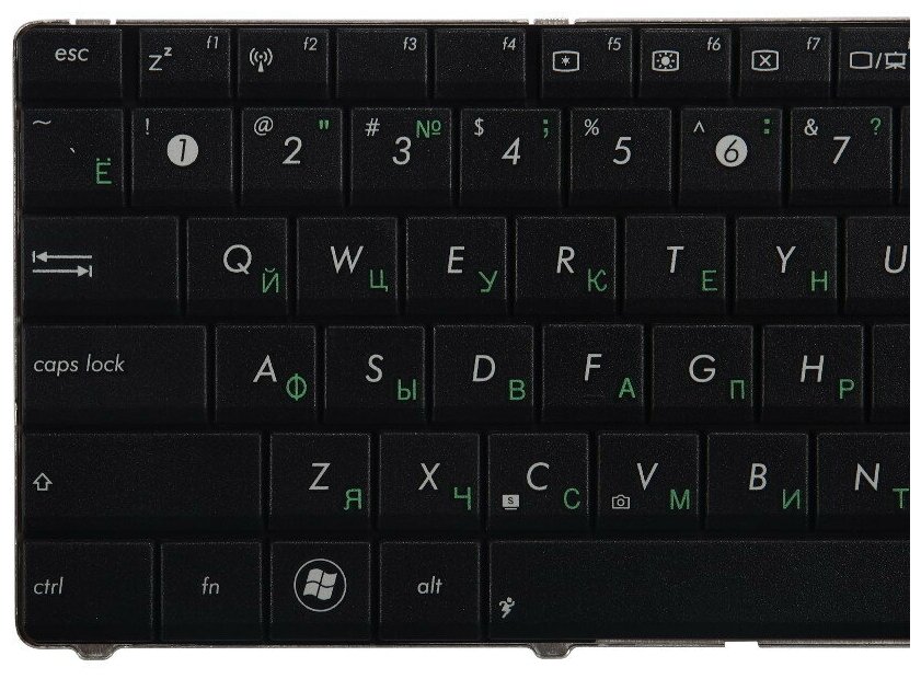 Клавиатура для Asus K53T, K53U, K73T, X53B, X53U (MP-10A73SU-6983, V118502AS1)