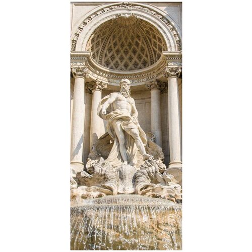 Самоклеящиеся фотообои Фонтан в Риме, размер: 90x200 см
