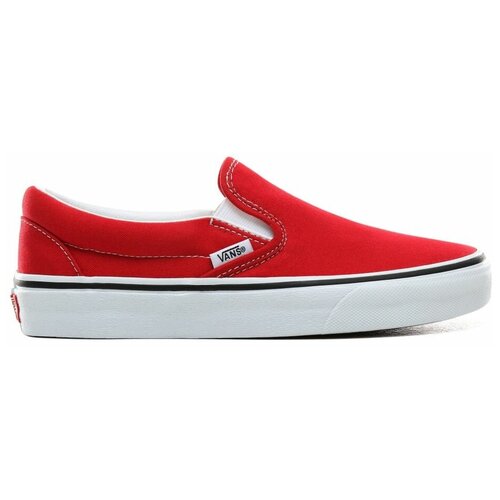 фото Слипоны vans classic slip-on racing red true white va4bv3jv6 красные (40)