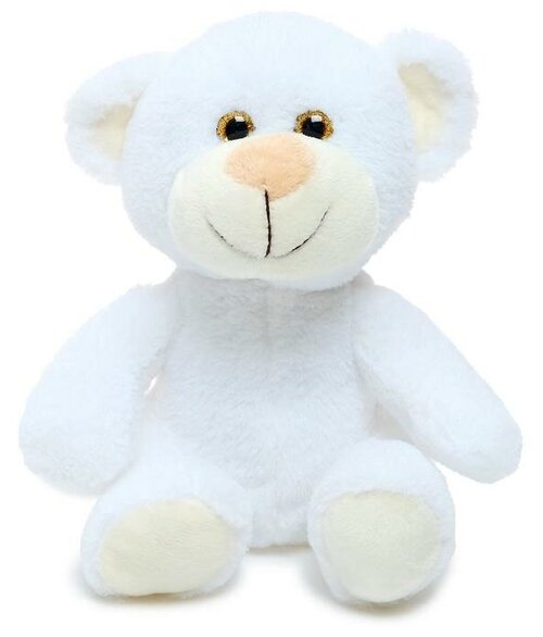 Мягкая игрушка «Медвежонок Сильвестр», цвет белый, 20 см
