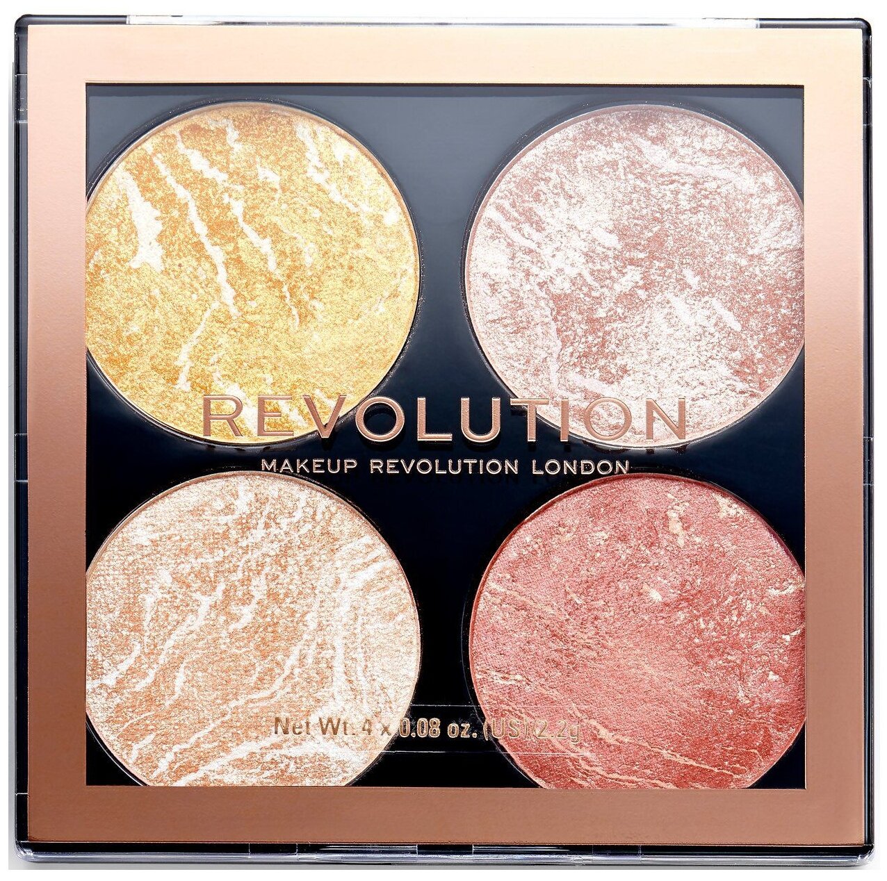 Хайлайтер REVOLUTION CHEEK KIT 4 в 1 Make It Count