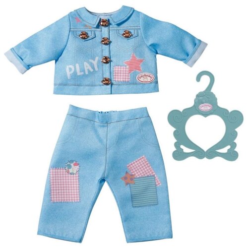 фото Zapf creation baby annabell одежда для девочки, для куклы 43 см 703-069