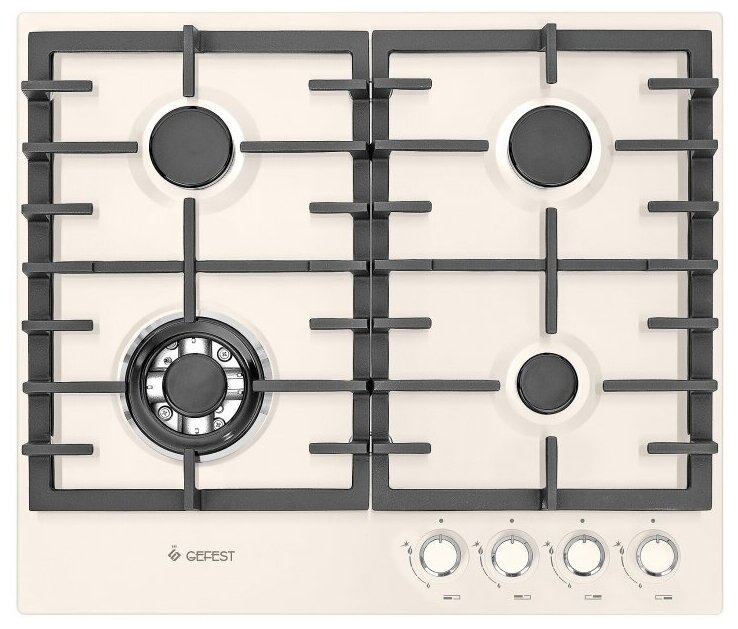 Газовая варочная панель GEFEST ПВГ 1214-01 К81, кремовый