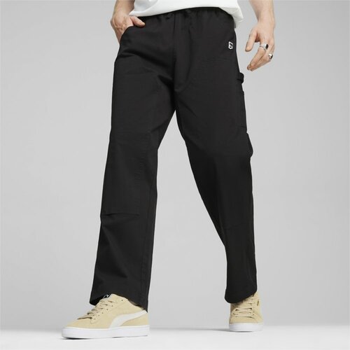 Брюки спортивные PUMA Downtown Double Knee Pants, размер 52, черный