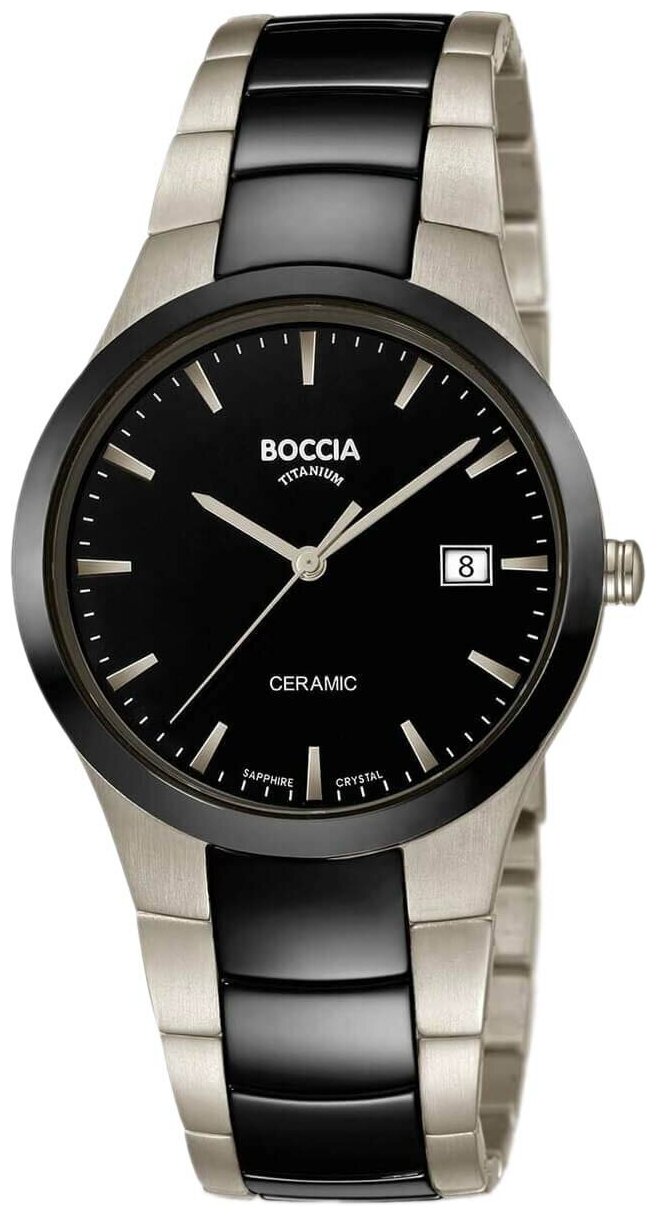 Титановые наручные часы Boccia Titanium 3639-01 