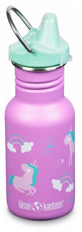 Детская бутылка Klean Kanteen Kid Classic Narrow Sippy, Unicorns, 355 мл