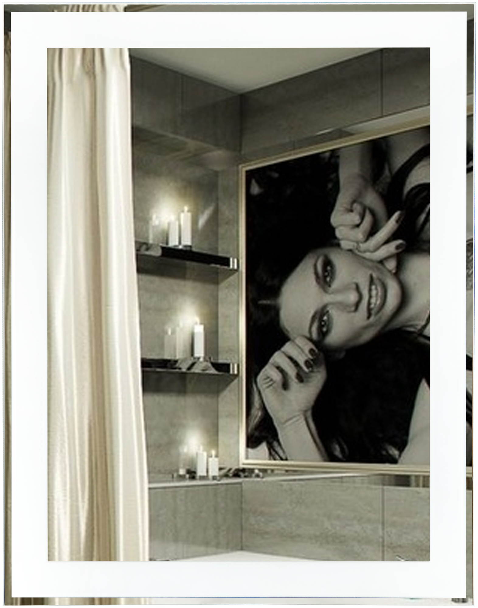 Зеркало «Сапфир» 53.5х68 см цвет прозрачный - фотография № 3