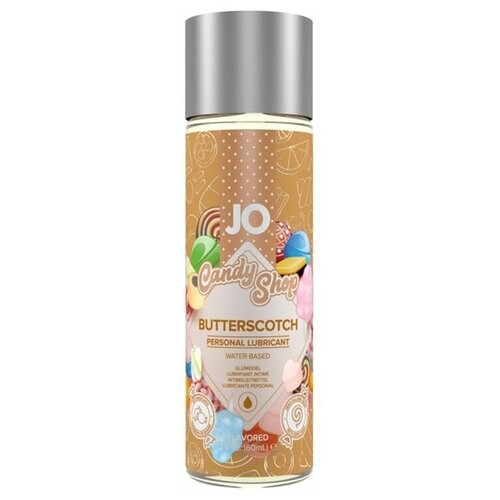 Смазка на водной основе Candy Shop Butterscotch с ароматом ирисок - 60 мл, System JO,