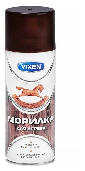 VIXEN VX91001 Морилка для дерева, темный дуб, аэрозоль 520 мл VIXEN VX91001