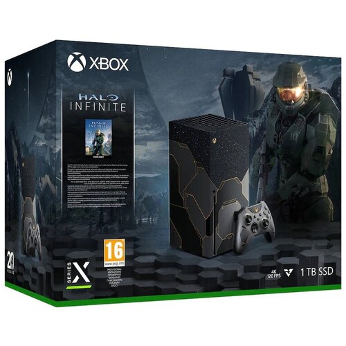 фото Игровая приставка microsoft xbox series x 1 тб «halo infinite edition