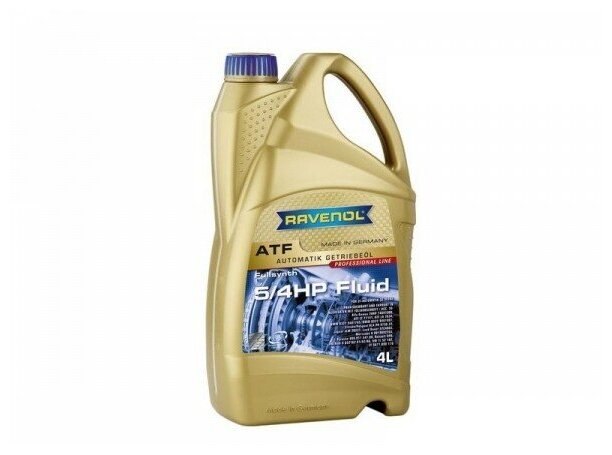 Масло трансмиссионное ATF 5/4 HP 4л (синтетика) RAVENOL 1212104004