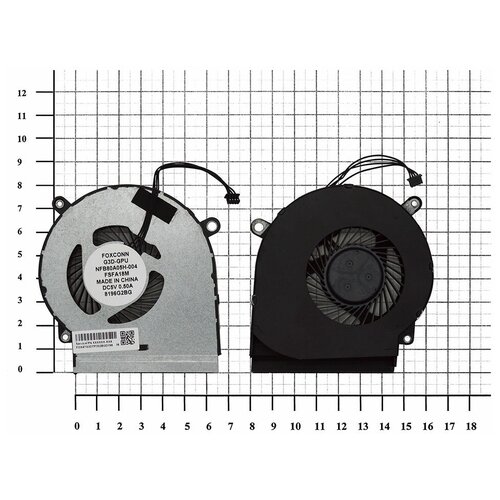 Вентилятор (кулер) для ноутбука HP Omen 15-dc V.2