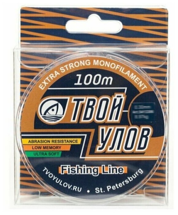 Леска Твой Улов Fishing Line 100 м 0.3 мм 8.97 кг