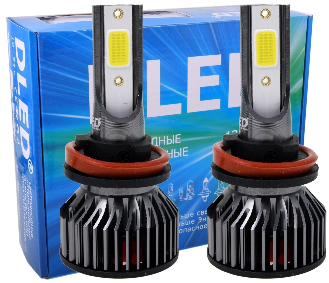 Автомобильная светодиодная лампа H8 DLED Ultimate C (Комплект 2 лампы)