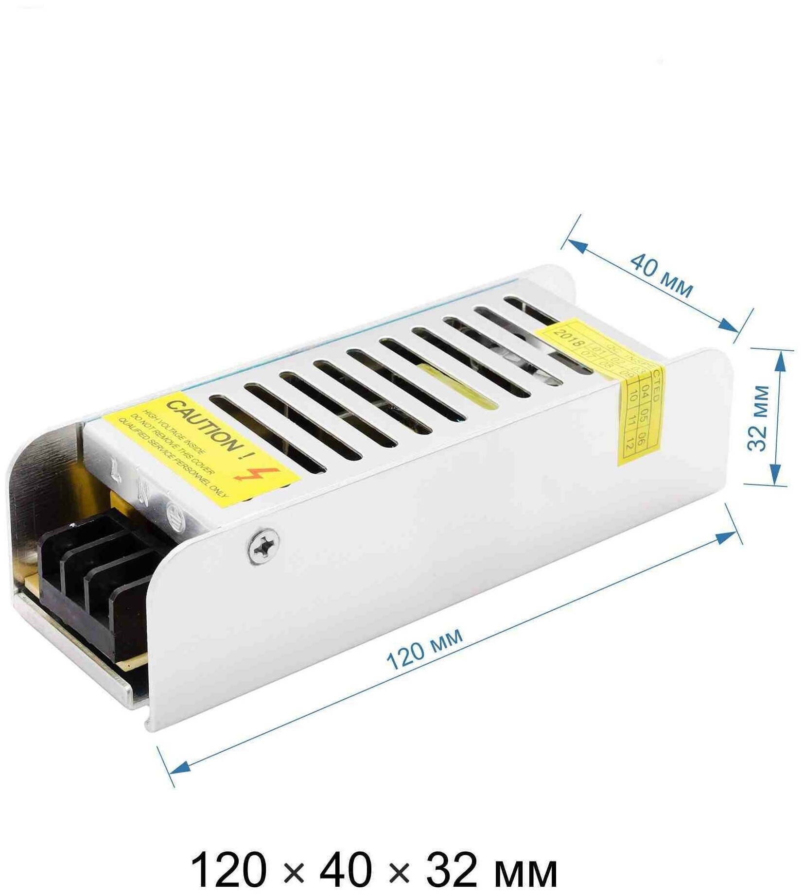 Блок питания OGM 12V 40W IP20 3,2A - фото №3