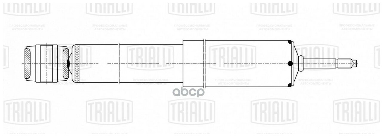 Амортизатор Газ | Зад Прав/Лев | Trialli арт. AG24504