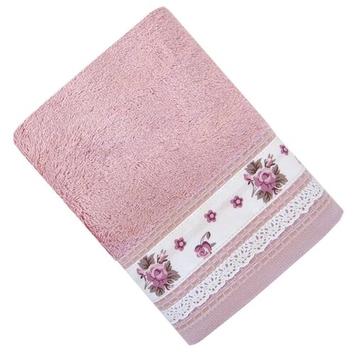 фото Tana home collection полотенце rozaliya цвет: малиновый (70х140 см) br41921
