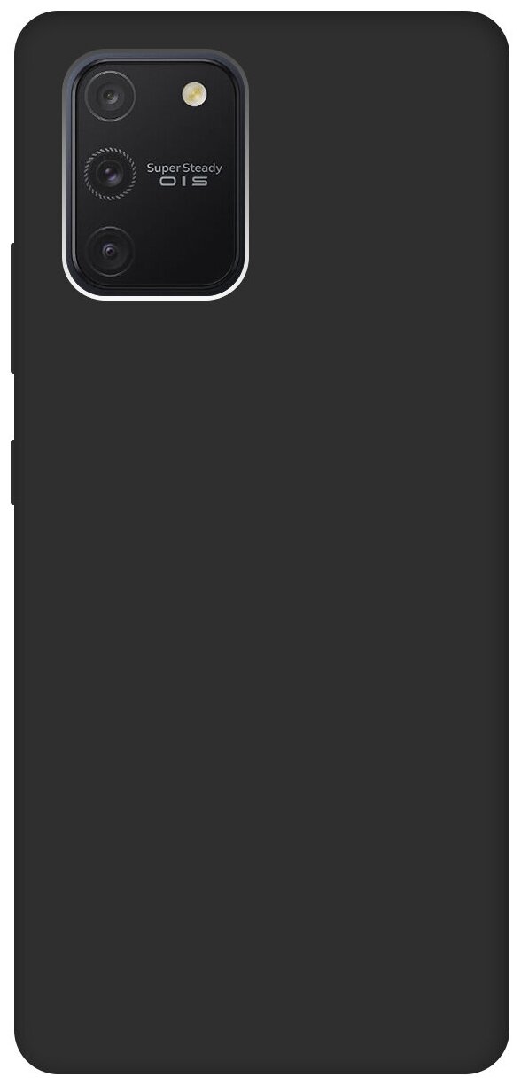 Чехол - накладка Soft Touch для Samsung Galaxy S10 Lite черный